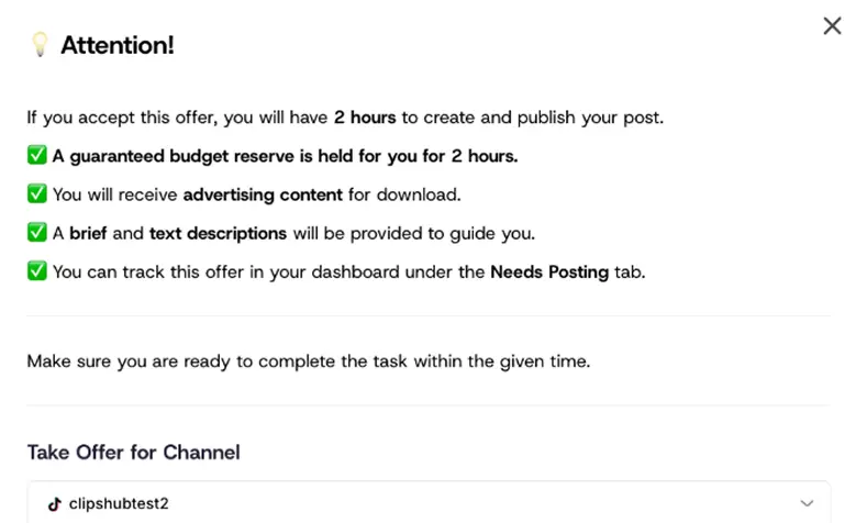 Select Correct Channel